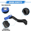Motorcycle Folding Aluminum Alloy Blue Black Gear Shifter Lever Universal