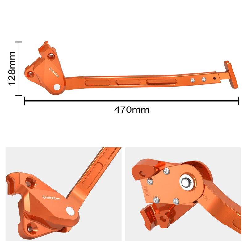 KTM 125 250 350 450 SXF Adjustable Side Stand Kickstand (2016-2024)