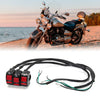 Motorcycle Handlebar 3 x Headlight Switch ON-OFF Button