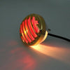 Bob Chopper Rat Gold Round Motorcycle Tail Light