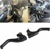 Harley Sportster 3 Finger Handle Grips Brake Clutch Levers Set (2010-2023)