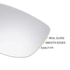 Mazda CX-5, CX-9 Heated Left Right Mirror Glass w/ Backing Plate
