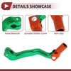 Bosuer M4 Green Orange Folding Motorcycle Gear Shifter Lever