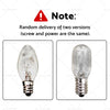 Home 8 x 7W/10W E12/E14 Clear Night Light Bulbs (240V)
