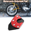 Honda Motorcycles - Black Red Kickstand Extension Pad