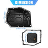 Chrysler 1 x Set Transmission Oil Pan with Filter and Gasket