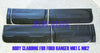 Ford Ranger PX PX2 Double Cab Matte Black Body Cladding (2012-2018)