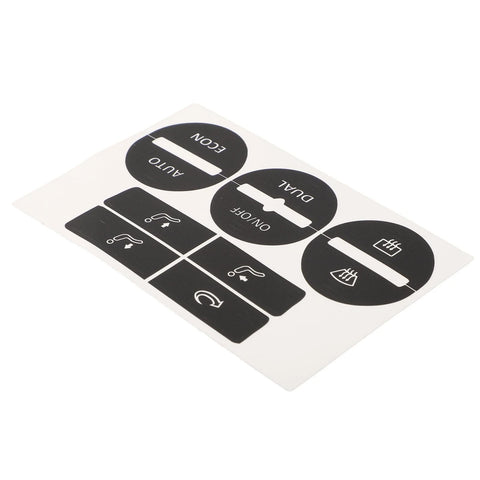 Volkswagen Passat AC Button Worn Repair Decals Stickers (2005–2010)