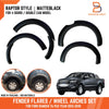 Ford Ranger T6 PX2 Matte Black Fender Flares (2015-2018)