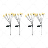 Garden Decor & Landscape LED 4 x Outdoor Solar Firefly Lights
