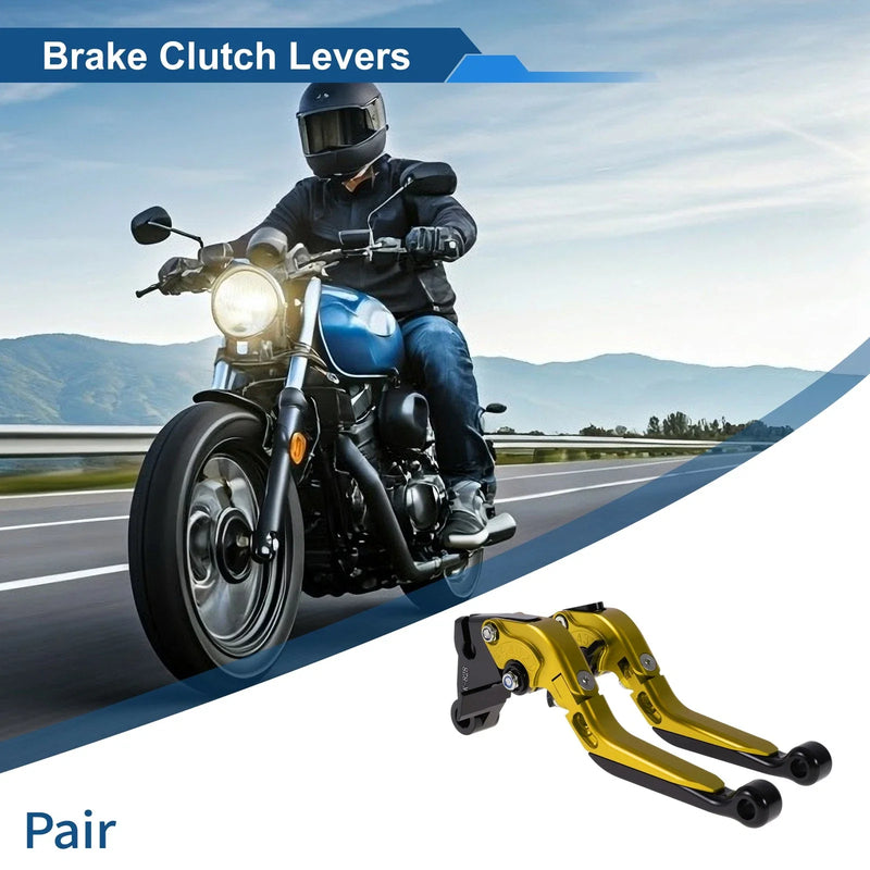 Kawasaki ZZR600 Gold Tone Black Brake Clutch Lever