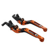 BMW S1000XR Orange CNC Extendable Brake Clutch Levers (2015-2021)