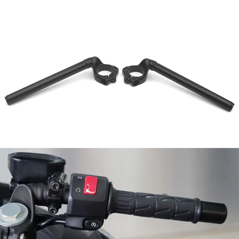Kawasaki Ninja 400 500 Motorcycle Clip-On Fork Tube Handlebars (2018-2024)