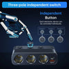 128W Car Charger 12V-24V 3.6A 5V On/off USB Electronics Fast Charger