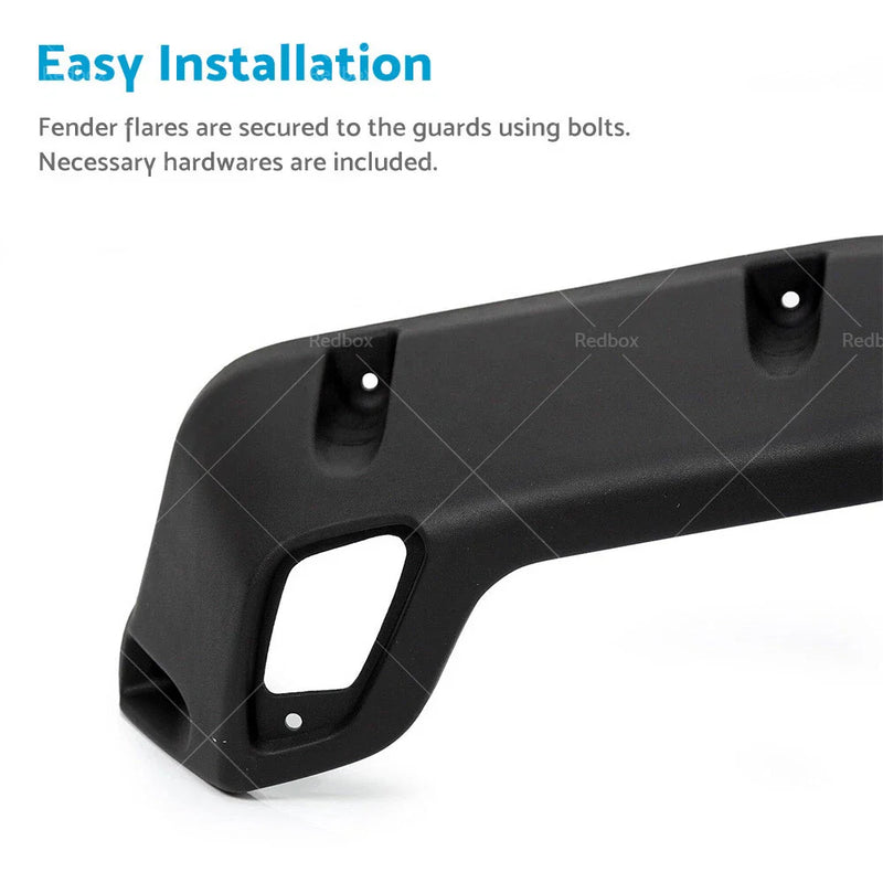 Jeep Wrangler TJ Pocket Style Matte Black Fender Flares (1997-2006)