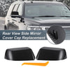 Cadillac & Chevrolet 1 Set Rearview Mirror Cover Cap Black Carbon Fiber