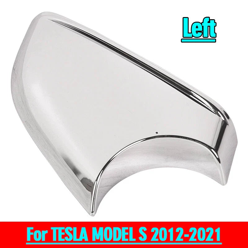 Tesla Model S Left Side Mirror Lower Cover Tray Chrome (2012–2024)