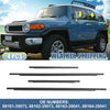 Toyota FJ Cruiser 4pcs Window Weatherstrip Door Seal Belt (2007–2014)