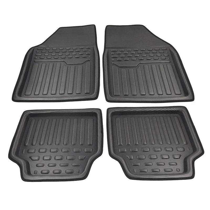 Car Truck 4 Pcs Universal Front Rear Heel Pad Carpet Floor Mats