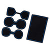 Toyota RAV4 Rubber Gate Slot Mats  Non-slip Door Cup Holder Pads (19-23)