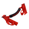 Jeep Wrangler 2 x Red Car Roof Roll Bar Holder Handle (CJ, YJ, TJ, JK, JL)