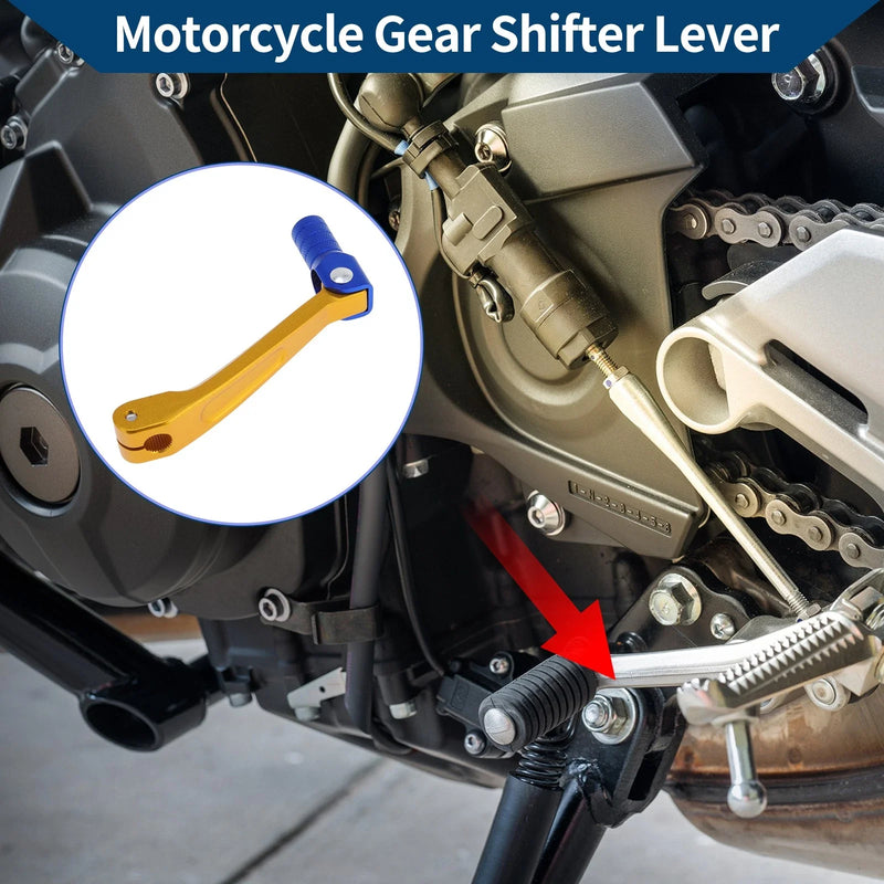 Honda CRF150F (2003-2017) Gold Blue Folding Motorcycle Gear Shifter Lever