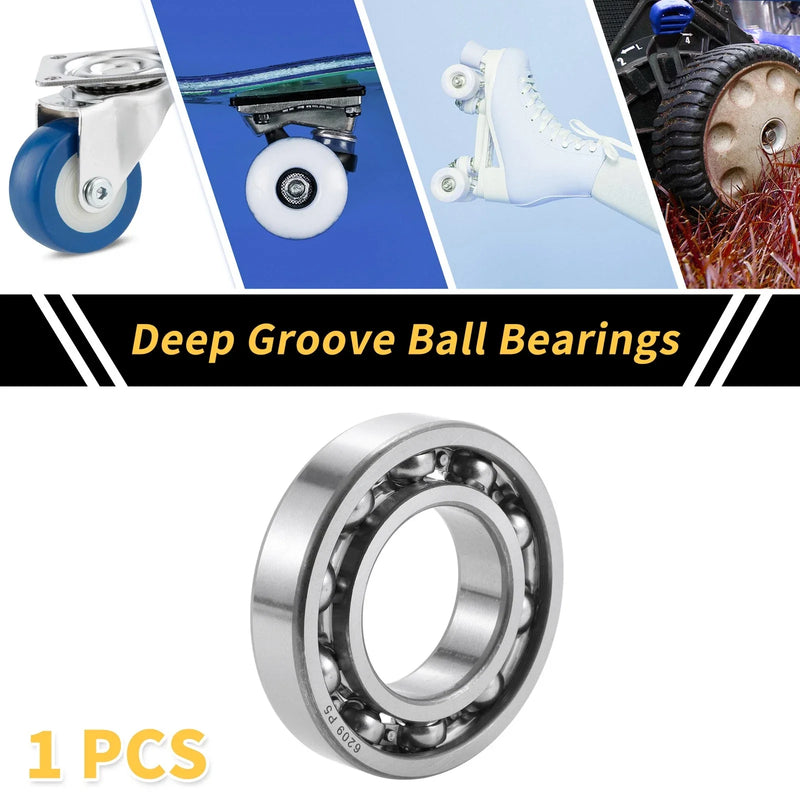 Scooter Skateboard Wheel 6209 Deep Groove Ball Bearings 45x85x19mm 1 Pcs