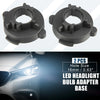 Hyundai Elantra H7 LED Headlight Bulb Holder Adapter (Pack of 2)