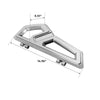 Harley Street Glide Chrome Rider Driver Floorboard Footboard (2000-2024)