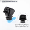Dodge 6 x Windshield Washer Nozzles & Hose Connectors