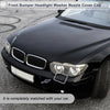 BMW 750i White Front Right Bumper Headlight Washer Nozzle Cover Cap