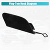 Mercedes-Benz S 550 Rear Bumper Tow Hook Cover (2014-2017)