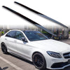 Mercedes Benz C205 W205 AMG-Line Side Skirt Extensions (2015-2020)