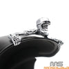 Harley Chopper Headlight Visor Skull Skeleton Ornament (All Years)