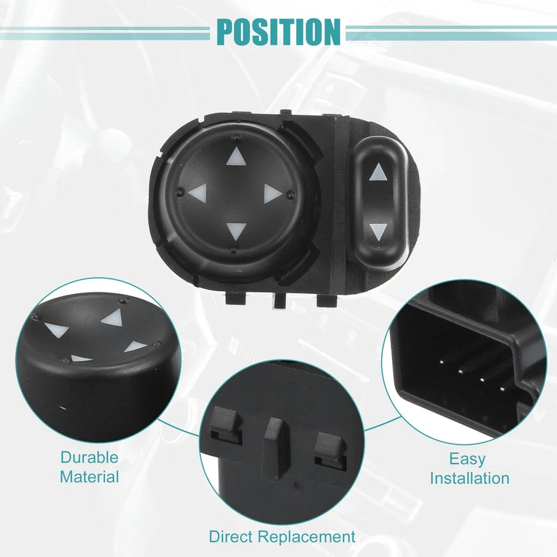 Chevrolet Malibu Power Rear View Mirror Switch Remote Control (2004-2008)