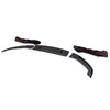 BMW G30 G31 M Sport Black Lower Splitter 4 x Front Bumper Spoiler Lip (2017-2020)