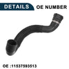 BMW 535i (2008-2010) - Engine Coolant Water Hose Black 1 Pc Radiator Hose
