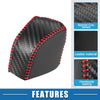 Lexus NX250 (2022-2023) Black Red Stitches Auto Gear Shifting Knob Cover