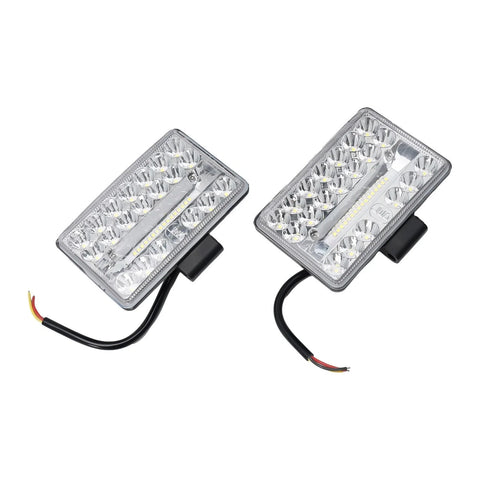 12V–24V Vehicles Rectangular LED Headlights