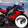 Square W/ Slot Motorcycle Hanging Hook / 42mm Length / Titanium Tone Black