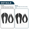 Ford EcoSport (2018) - Black Car Door Anti Kick Pad Sticker Protector
