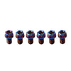 Motorcycle Bike Bicycle 6 x Titanium M6x20mm Torx Head Flange Bolts