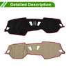 BMW 4 Series (2021-2024) Sun Protector Black Red Dashboard Cover Mat