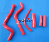 Honda CR500 CR500R Aluminum Radiator & Red Silicone Hose (1989)