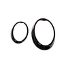 Subaru Outback Gloss Black Front Rear Emblem Badge Trim 2 x (2022-2023)