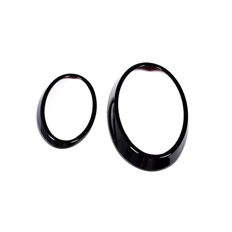 Subaru Outback Gloss Black Front Rear Emblem Badge Trim 2 x (2022-2023)