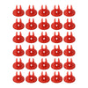 Shield Nut Set Nylon Parts Plastic Red Screw Under-Body