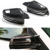 Benz W204 W176 W246 W212 W221 2 x Real Carbon Fiber Rear Side Mirror Covers (2007-2020)