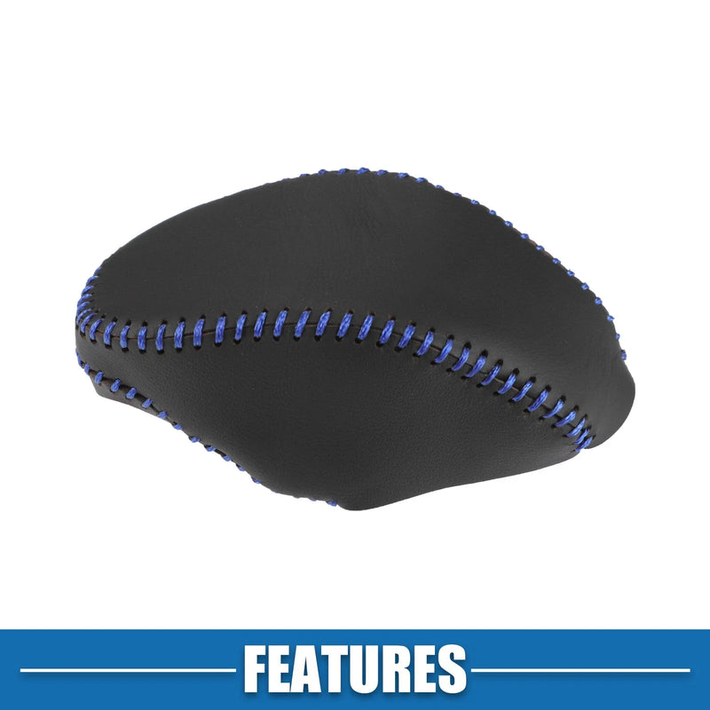 Toyota RAV4 (2019-2023) Black Blue Stitches Auto Gear Shifting Knob Cover