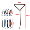 Motorcycle (A03) 79 Characters Max Exhaust Pipe Muffler Mounting Springs